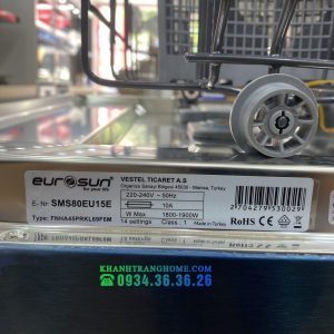 MÁY RỬA CHÉN EUROSUN SMS80EU15E MADE IN EU - 736 MÁY RỬA CHÉN EUROSUN SMS80EU15E MADE IN EU - 735