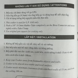 Bếp Gas Rinnai RTL-35KS - 68 Bếp Gas Rinnai RTL-35KS - 67