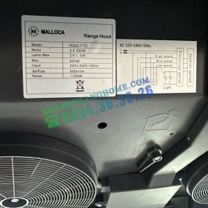 Máy hút mùi Classic Malloca H342-7 TC - 19