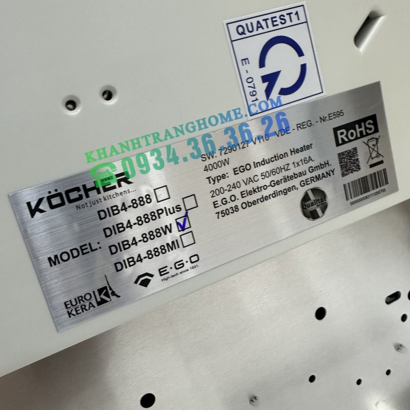 Bếp từ Kocher DIB4-888W - 105