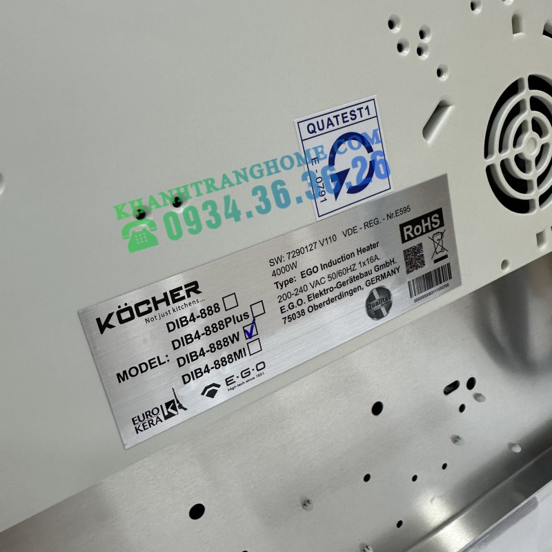 Bếp từ Kocher DIB4-888W - 107