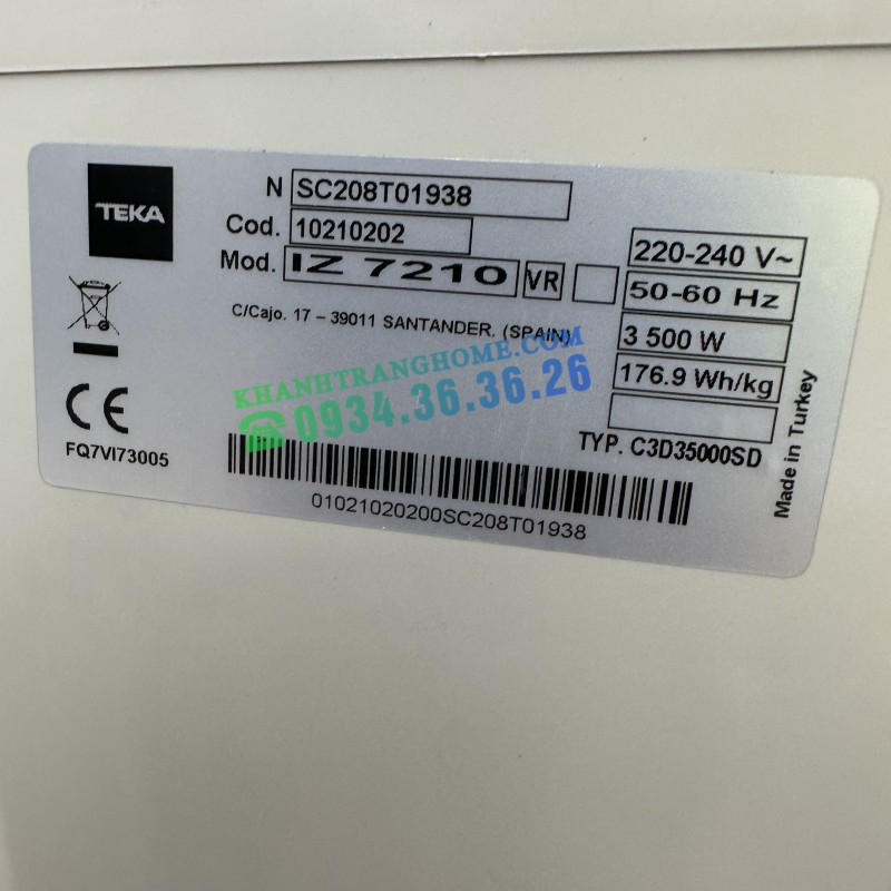 Bếp Từ Teka IZ 7210 10210202 - 105 Bếp Từ Teka IZ 7210 10210202 - 104