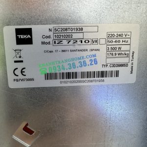 Bếp Từ Teka IZ 7210 10210202 - 69 Bếp Từ Teka IZ 7210 10210202 - 68