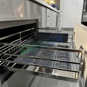 Gía xoong nồi chén đĩa đa năng Eurogold inox 304 EP70 - 24