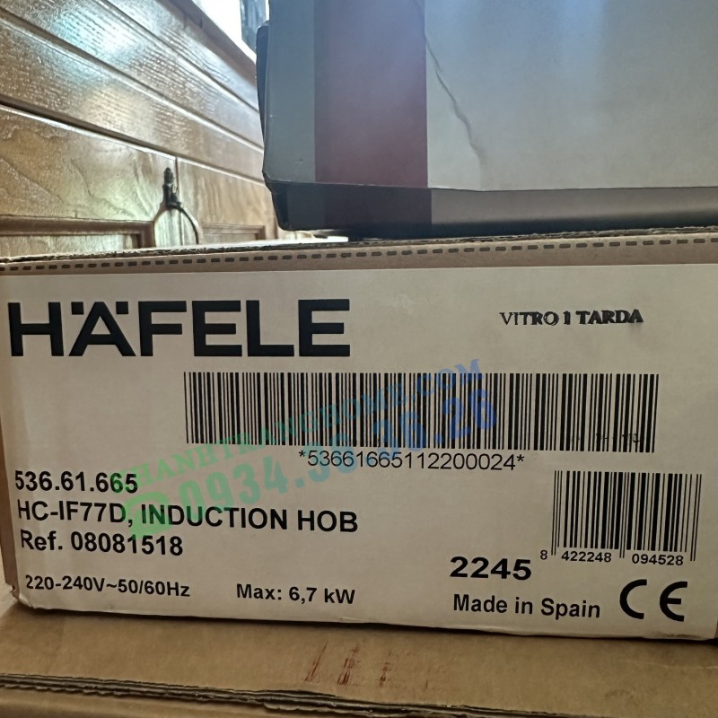 BẾP TỪ HAFELE 3 VÙNG NẤU HC-IF77D 536.61.665 - 37
