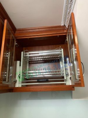 Giá Nâng Hạ Chén Đĩa Inox Mờ Eurogold EVI170 - 4