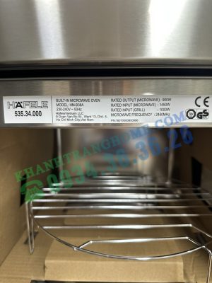 Lò vi sóng có nướng lắp âm Hafele HM-B38A (535.34.000) 25 lít - 68 Lò vi sóng có nướng lắp âm Hafele HM-B38A (535.34.000) 25 lít - 67
