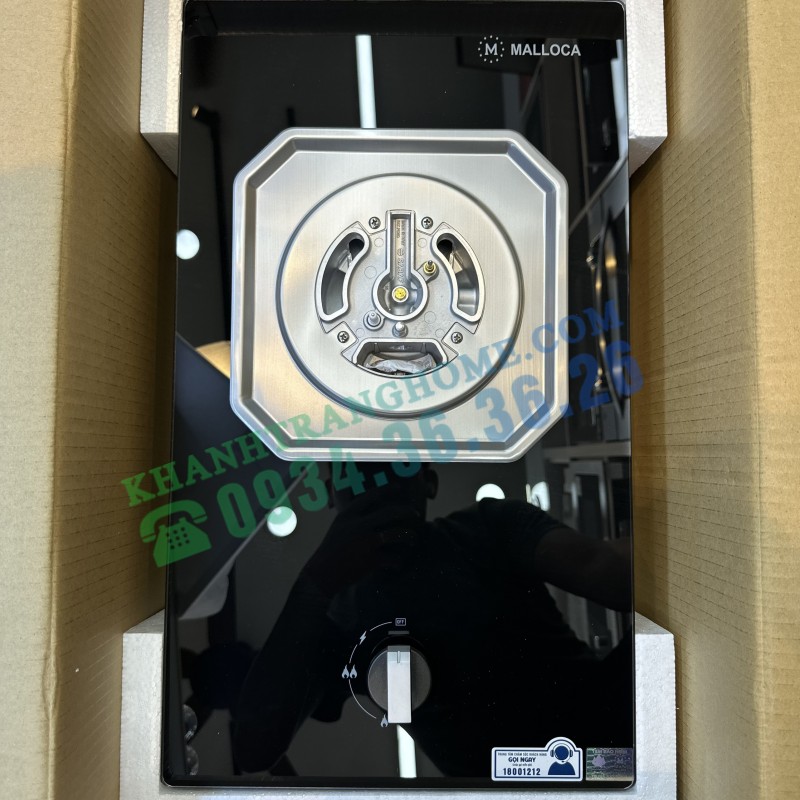 Bếp kính âm 1 gas dạng domino Malloca MDG 301 - 39