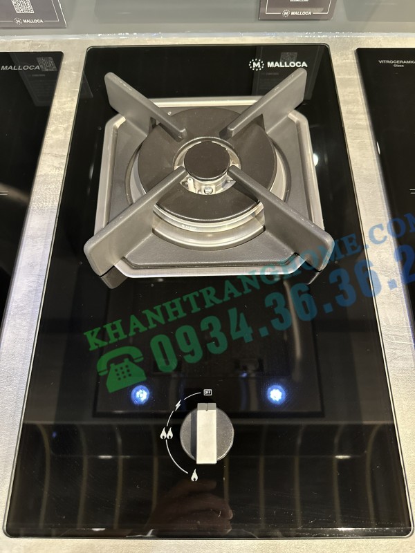 Bếp kính âm 1 gas dạng domino Malloca MDG 301 - 49