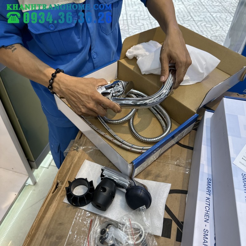 Vòi Rửa Chén Malloca K140 - Vòi dây rút mạ Chrome - 47 Vòi Rửa Chén Malloca K140 - Vòi dây rút mạ Chrome - 46