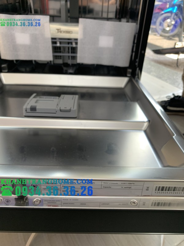 Máy Rửa Chén Bát Texgio TGFPCM795B 14 Bộ Sấy Khí Nóng Diệt Khuẩn UV - 61
