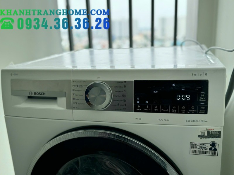 MÁY GIẶT BOSCH WGG254A0SG SERIE 6 KHỐI LƯỢNG GIẶT 10KG CÔNG NGHÊ I-DOS THÔNG MINH - 62