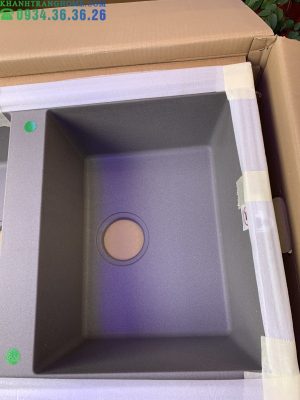 Chậu đá Malloca Titanium K-50073 / Màu xám / Phủ nano kháng khuẩn - 10