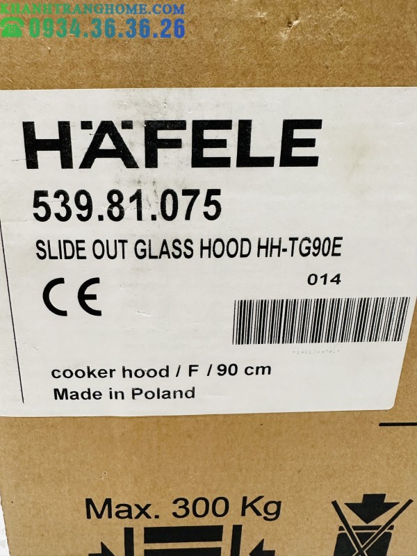 Máy hút mùi âm tủ Hafele HH-TG90E 539.81.075 - 130