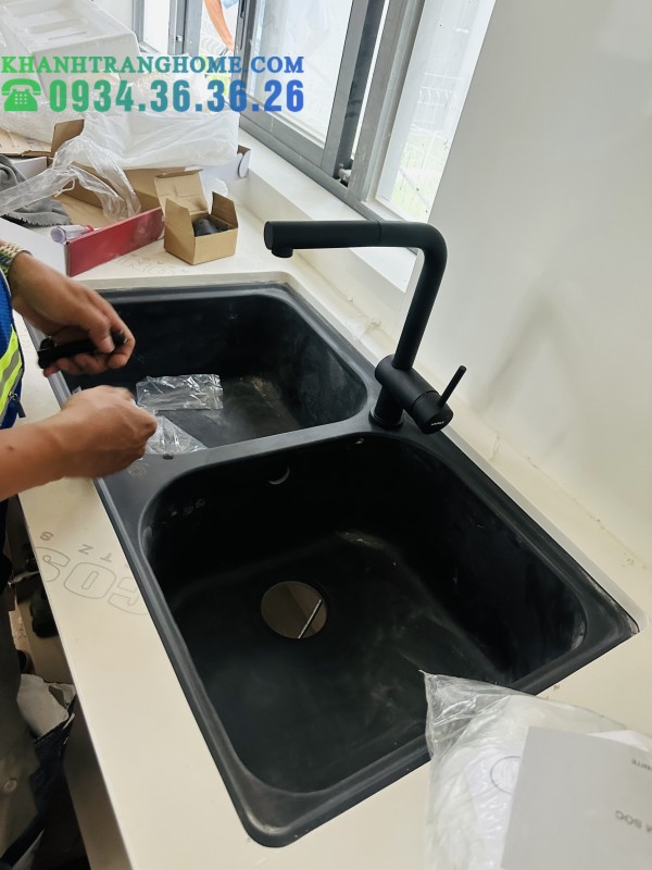 CHẬU ĐÁ HAFELE HS19-GEN2R90 MÀU BLACK 570.35.380 - 116