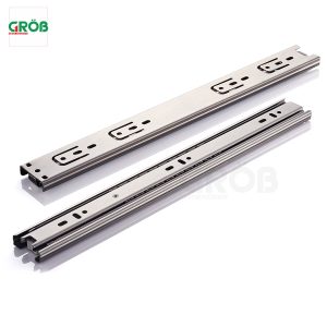 Ray Bi 3 Tầng inox 304 Không giảm chấn Grob - 12 Ray Bi 3 Tầng inox 304 Không giảm chấn Grob - 11