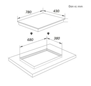 Bếp điện từ phím trượt slide bo viền nhôm FASTER FS712HI plus - 1 BẾP ĐIỆN TỪ PHÍM TRƯỢT SLIDE BO VIỀN NHÔM FASTER FS712HI PLUS