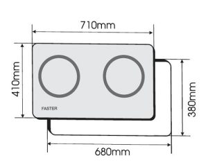 Bếp từ FASTER FS 788I - 1 BẾP TỪ FASTER FS 788I