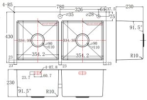 Chậu rửa bát Faster FS 7843HM - 1 CHẬU RỬA BÁT FASTER FS 7843HM