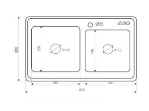 Chậu rửa bát Faster FS 8143S - 1 CHẬU RỬA BÁT FASTER FS 8143S