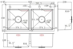 Chậu rửa bát Faster FS-8245HA - 1 CHẬU RỬA BÁT FASTER FS-8245HA