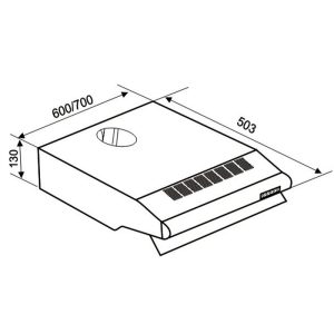 Máy hút mùi cổ điển FASTER FS 0870P - 1 MÁY HÚT MÙI CỔ ĐIỂN FASTER FS 0870P