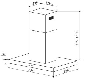 MÁY HÚT MÙI FASTER BIS 90T