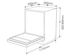 Máy rửa bát FASTER ECO 6314S - 1 MÁY RỬA BÁT FASTER ECO 6314S