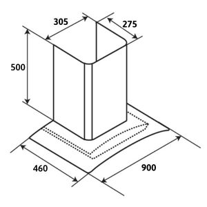 Máy hút mùi Pramie AP15-900 - 2 Máy hút mùi Pramie AP15-900