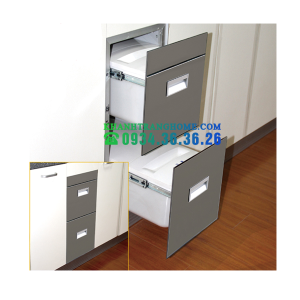 Thùng gạo gương 02 ngăn Faster FS RC30 - 1 THÙNG GẠO GƯƠNG 02 NGĂN FASTER FS RC30