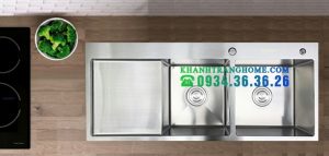 Chậu rửa bát FASTER FS 11046HLS - 2 CHẬU RỬA BÁT FASTER FS 11046HLS