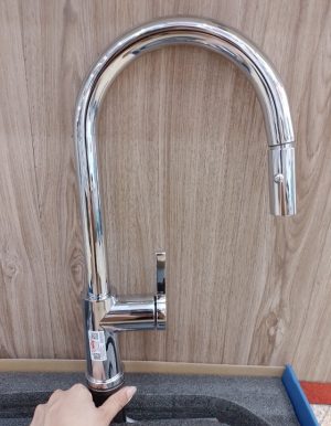 VÒI RỬA BÁT DÂY RÚT KONOX ALTO CHROME - 6 VÒI RỬA BÁT DÂY RÚT KONOX ALTO CHROME