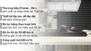 Máy hút mùi âm tủ Pramie CL9S-700