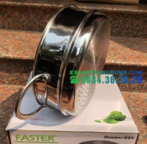 Xửng hấp FASTER 24cm - 3 XỬNG HẤP FASTER 24CM