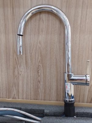 VÒI RỬA BÁT DÂY RÚT KONOX ALTO CHROME - 7 VÒI RỬA BÁT DÂY RÚT KONOX ALTO CHROME