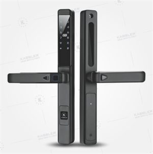 Khóa vân tay cửa nhôm Kassler KL-588 LX Black Chống mưa - Của Đức - 3