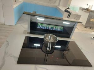 Máy hút mùi âm kệ Down Draff Glass FASTER FS 90HFB - 5 MÁY HÚT MÙI ÂM KỆ DOWN DRAFF GLASS FASTER FS 90HFB