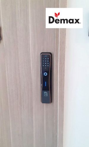 KHÓA CỬA VÂN TAY DEMAX SL668 BL