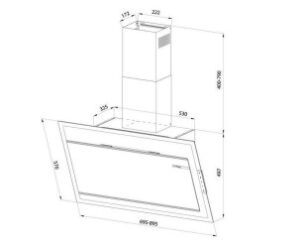 MÁY HÚT MÙI GẮN TƯỜNG EUROSUN EH-90AF78B - 3
