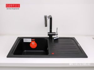 CHẬU RỬA CHÉN CARYSIL WAL1-03/NERA (ĐEN) - 2 CARYSIL WAL1-03/NERA