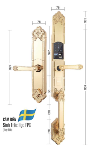 KHÓA THÔNG MINH ĐẠI SẢNH SL819 GB - APP WIFI