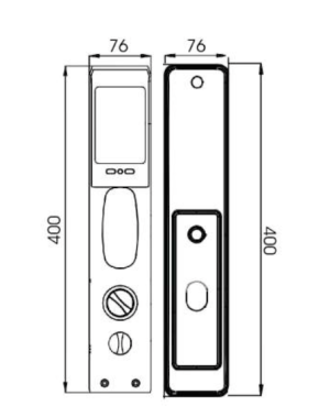 KHÓA CỬA CHUÔNG MÀN HÌNH DEMAX SL866 BN