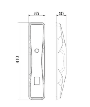 KHÓA CỬA VÂN TAY DEMAX SL668 BL
