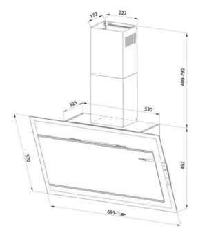 MÁY HÚT MÙI EUROSUN EH - 70CN78B - 20