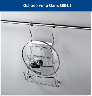 Giá treo vung inox nan GARIS GI04.1 - 5 Giá treo vung inox nan GARIS GI04.1 - 4