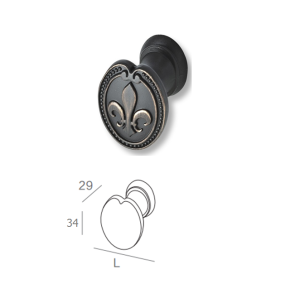 TAY NẮM CỔ ĐIỂN GARIS GE60.0 - 4