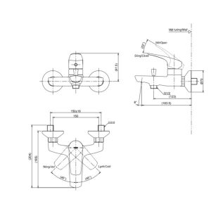 Bộ trộn nóng lạnh TOTO TVSM107CRR - 4 Bộ trộn nóng lạnh TOTO TVSM107CRR - 3