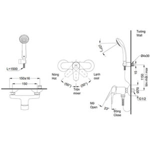 Sen tắm TOTO DM345CFN - 3