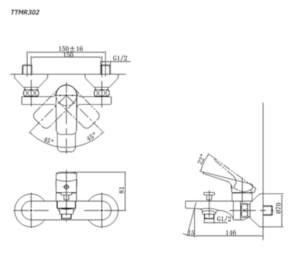 Sen tắm nóng lạnh TOTO TTMR302 - 3