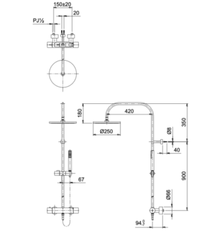 Sen cây nhiệt độ TOTO TX454SESV2BRS - 3